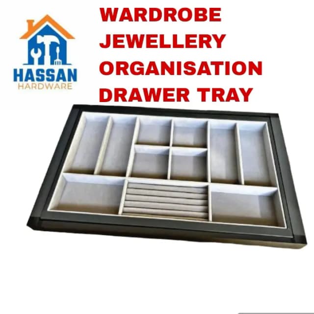 WARDROBE JEWELLERY ORGANISATION DRAWER TRY